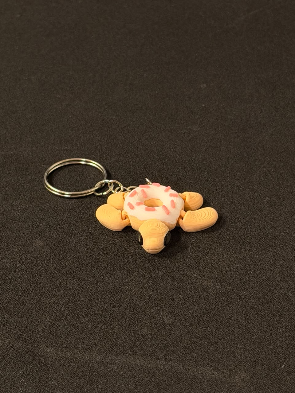 Donut Turtle Keychain
