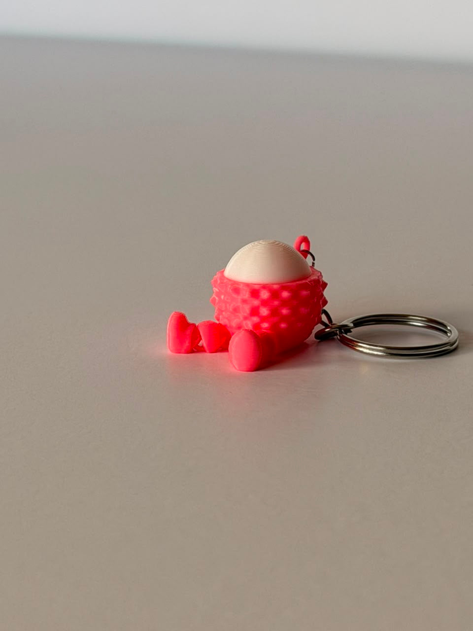 Lychee Fruit Keychain