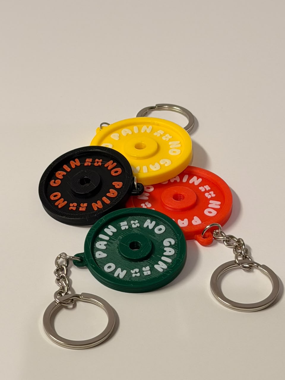 Gym Plate Keychain
