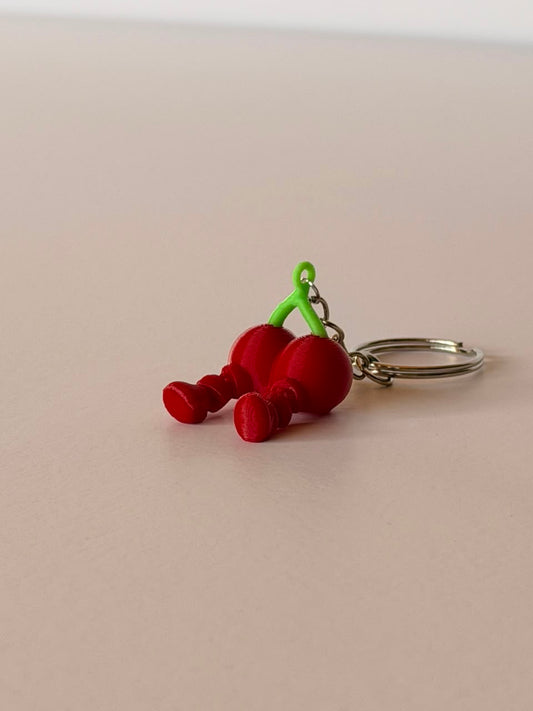 Cherry Fruit Keychain