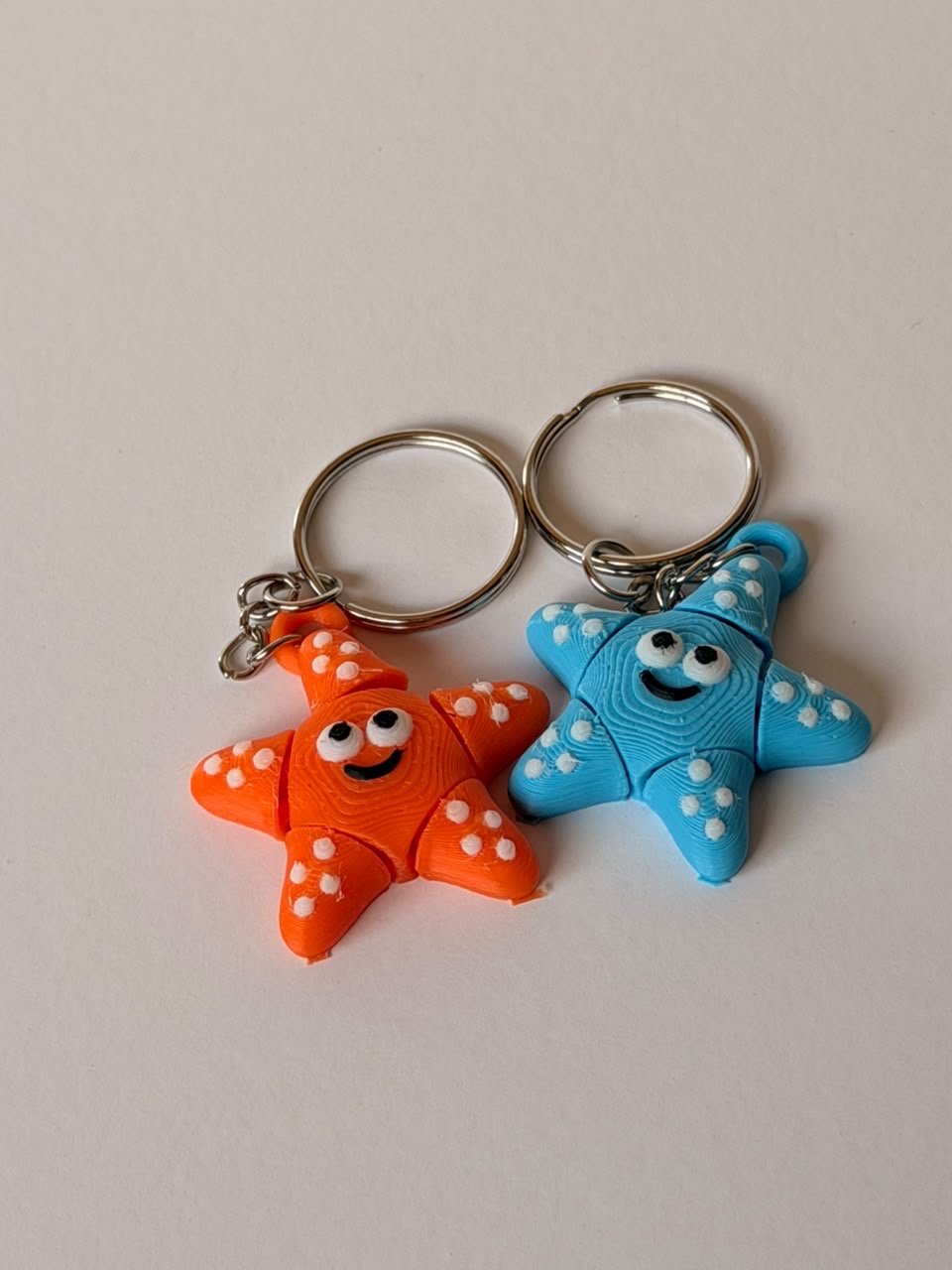 Blue Starfish Keychain