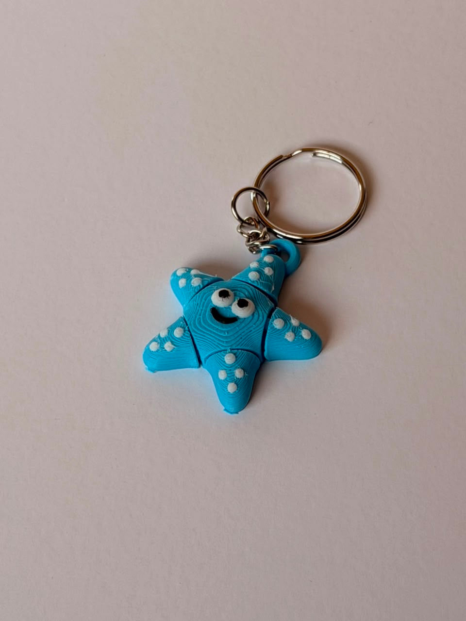 Blue Starfish Keychain