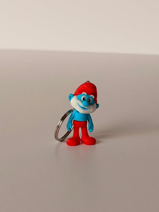 Schtroumpf Keychain