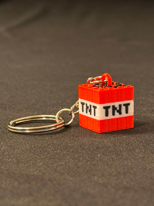 TNT Block Keychain