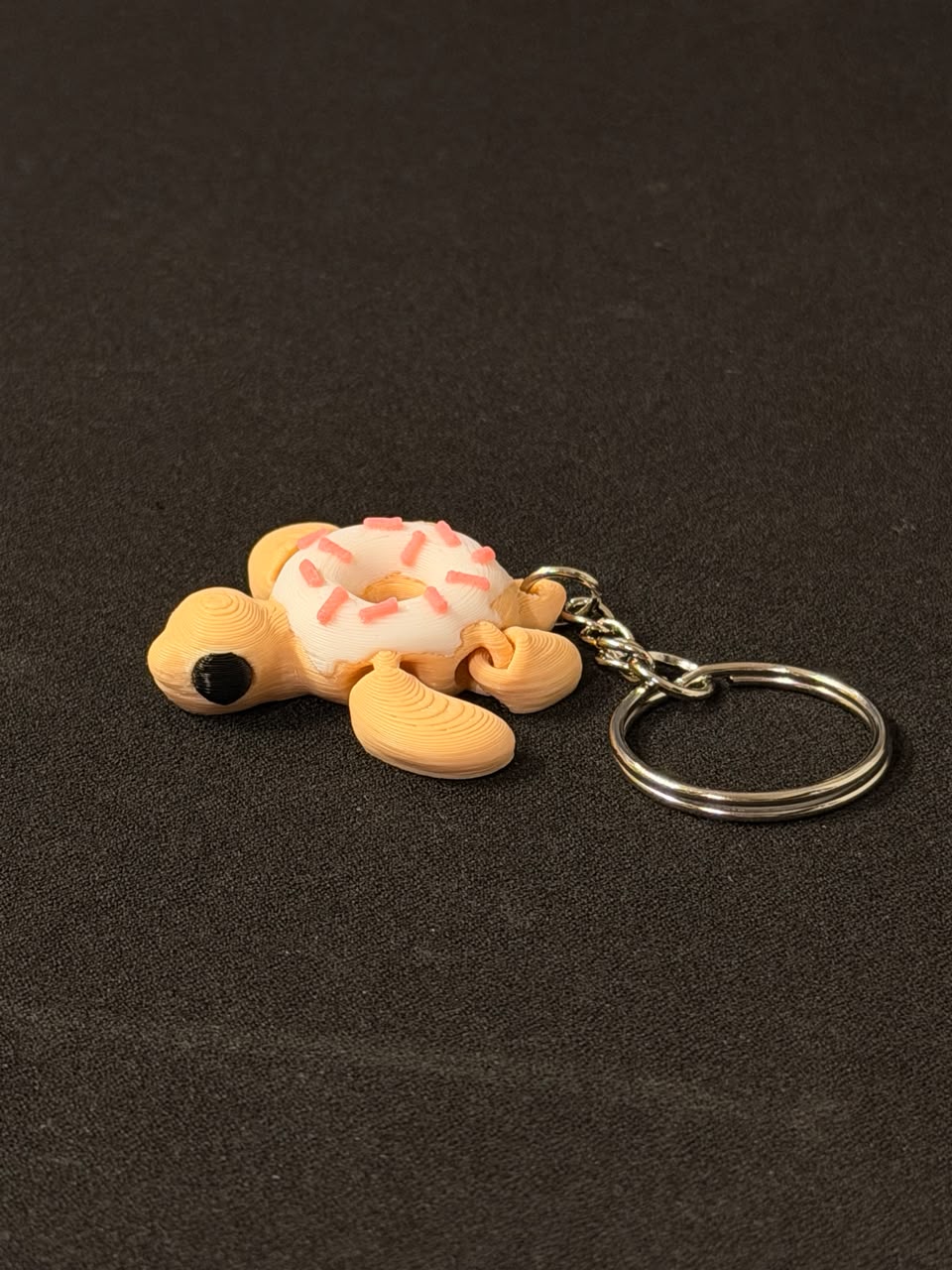 Donut Turtle Keychain