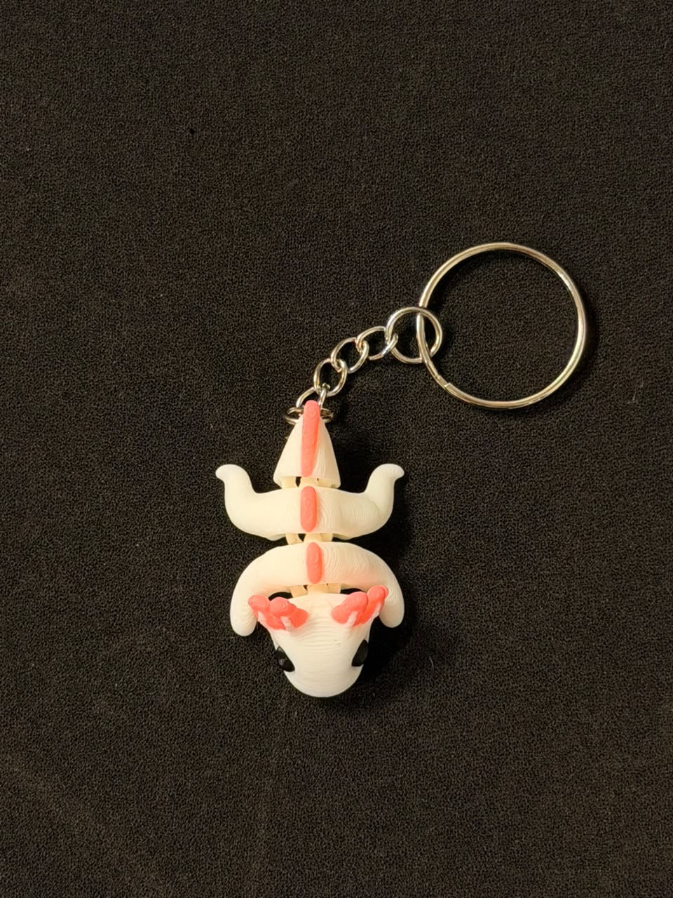 Baby Axolotl Fish Keychain