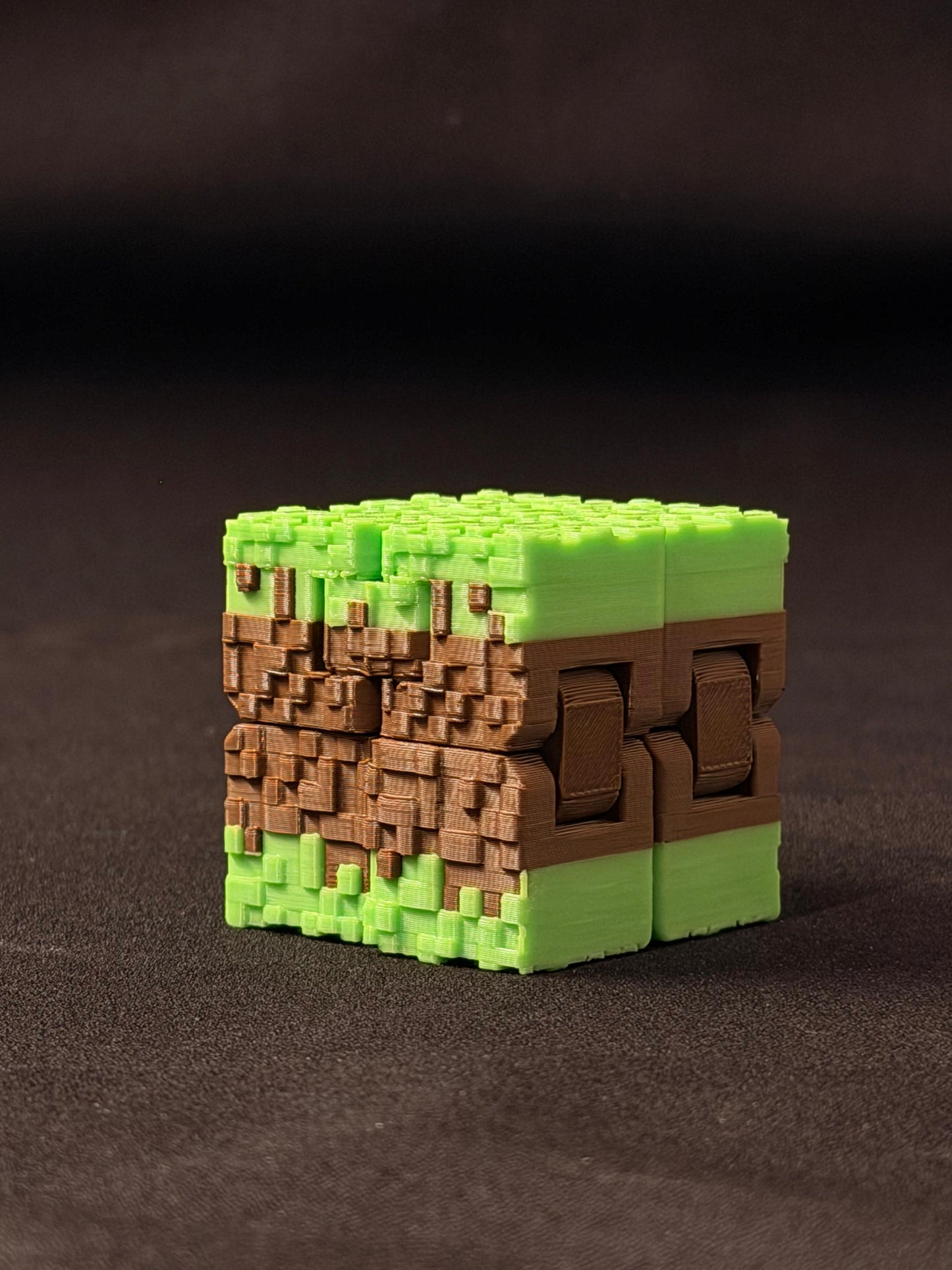 Minecraft Dirt Block Infinity Cube