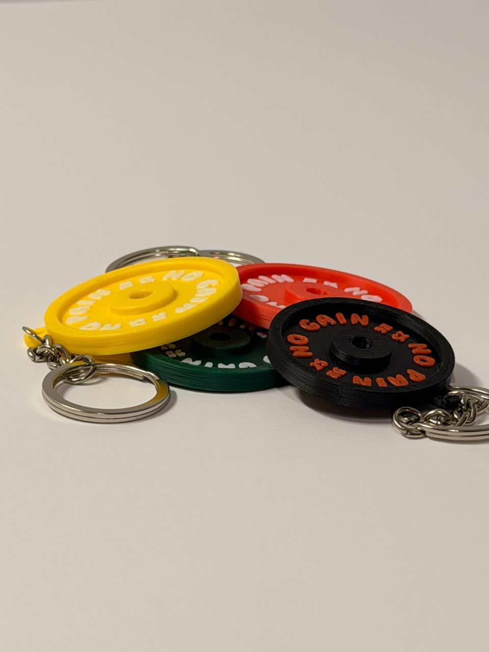 Gym Plate Keychain